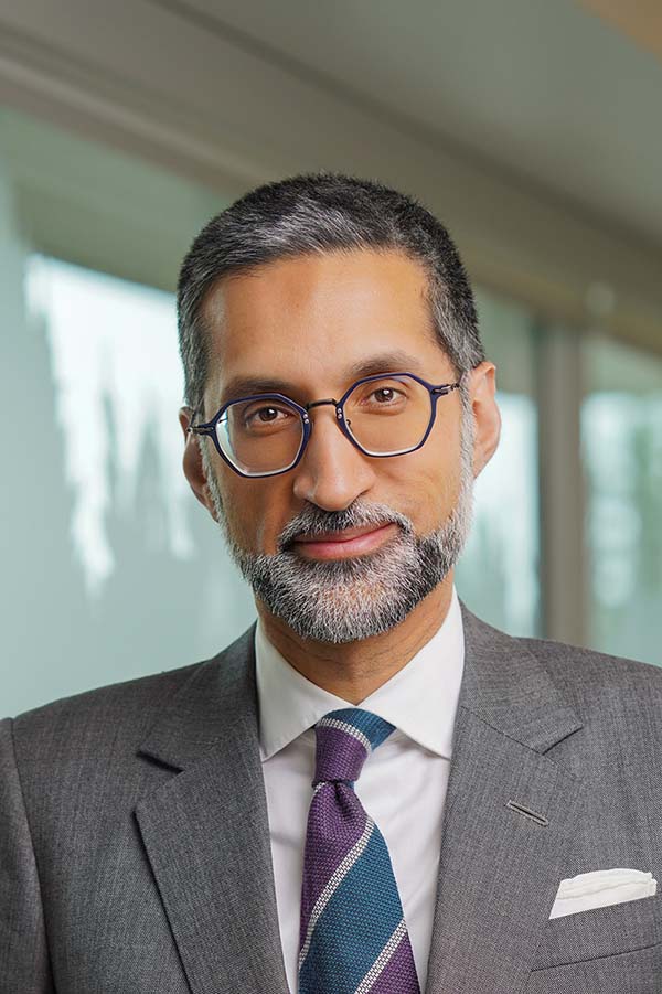 Headshot of Dr. Mustafa Hirji, Medical Officer of Health and Chief Executive Officer of Public Health Sudbury & Districts.
